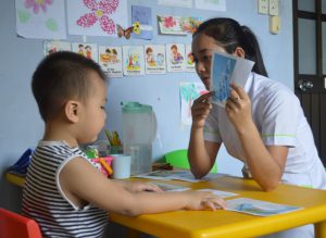 Speech and language therapy at the Family Doctor Clinic at Pham Ngoc Thach University of Medicine